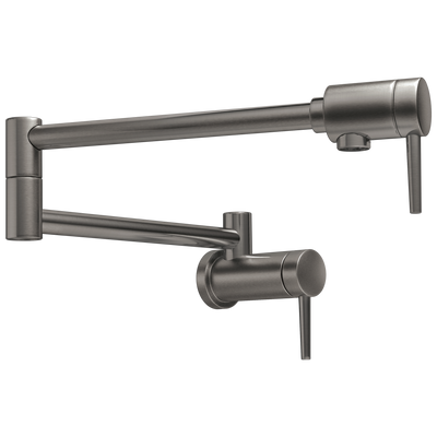 Delta Contemporary Pot Filler in Black Stainless, 1165LF-KS