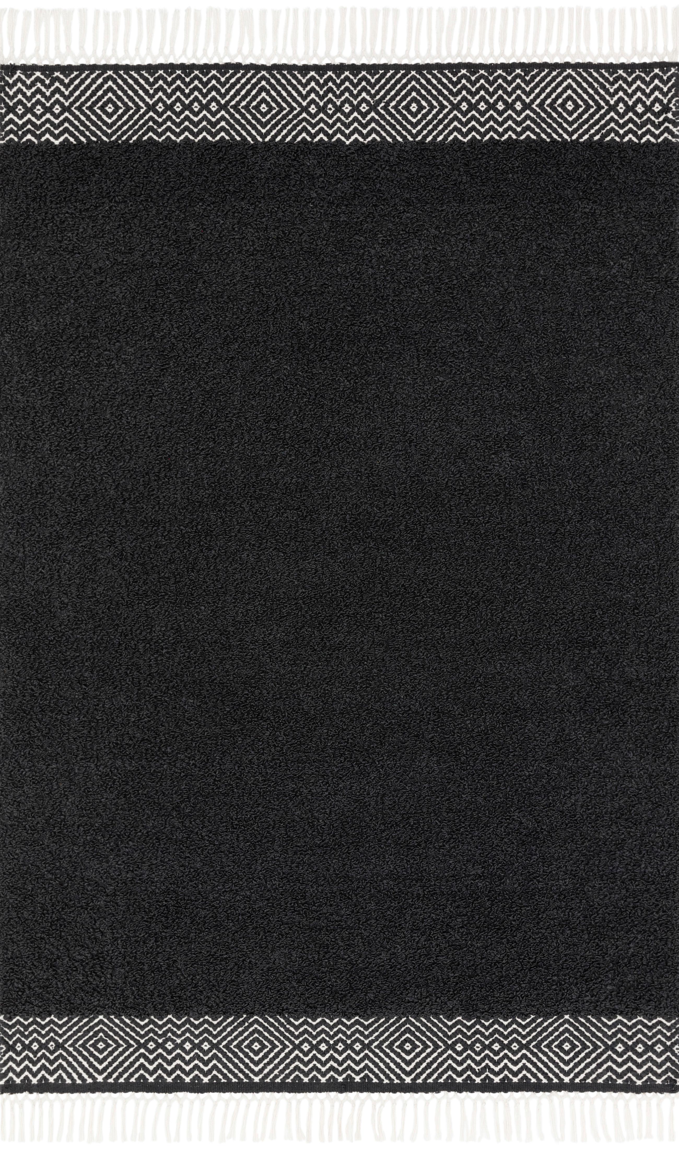 Loloi Rugs Aries Collection Rug in Charcoal - 7.8 x 9.8 feet