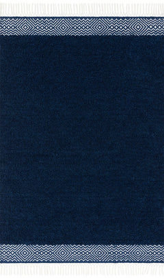 Loloi Rugs Aries Collection Rug in Denim - 7.8 x 9.8 feet