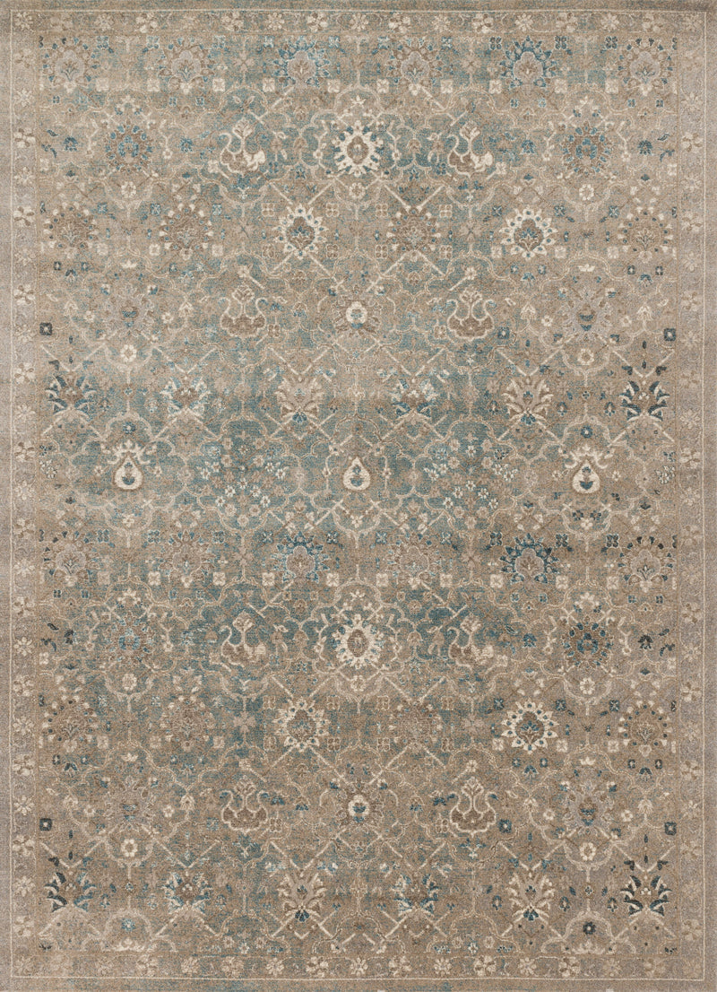 Loloi Rugs Century Collection Rug in Bluestone - 9.5 x 13 feet