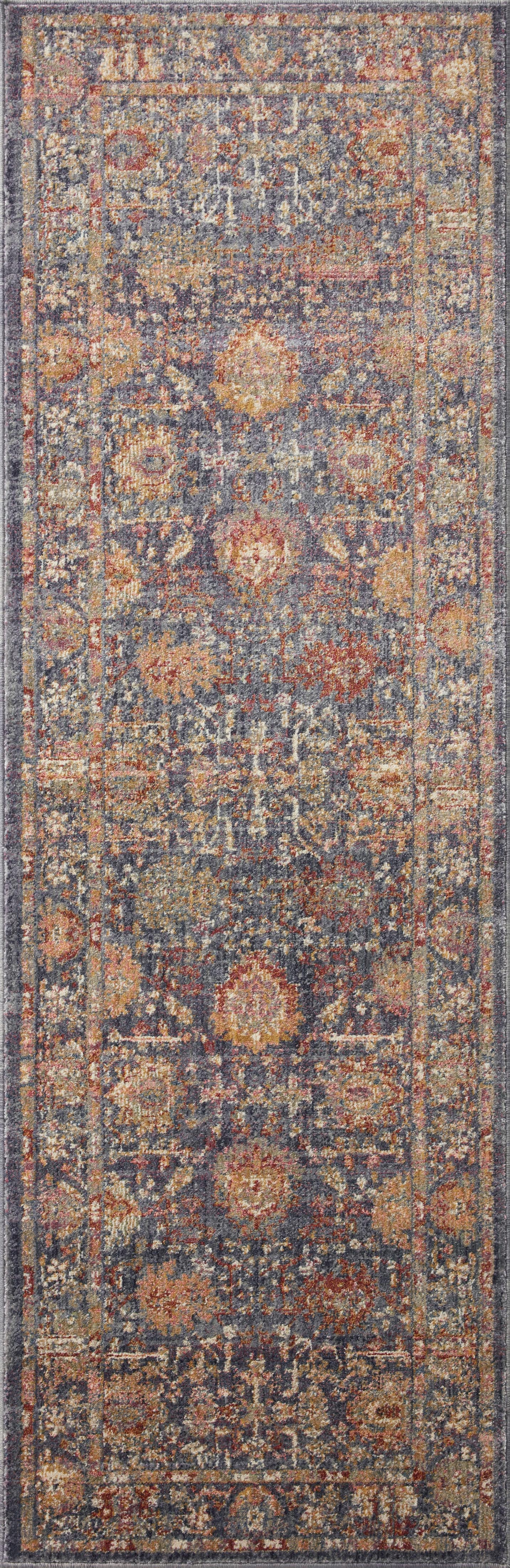 Loloi Rugs Giada Collection Rug in Grey, Multi - 7.8 x 10 feet