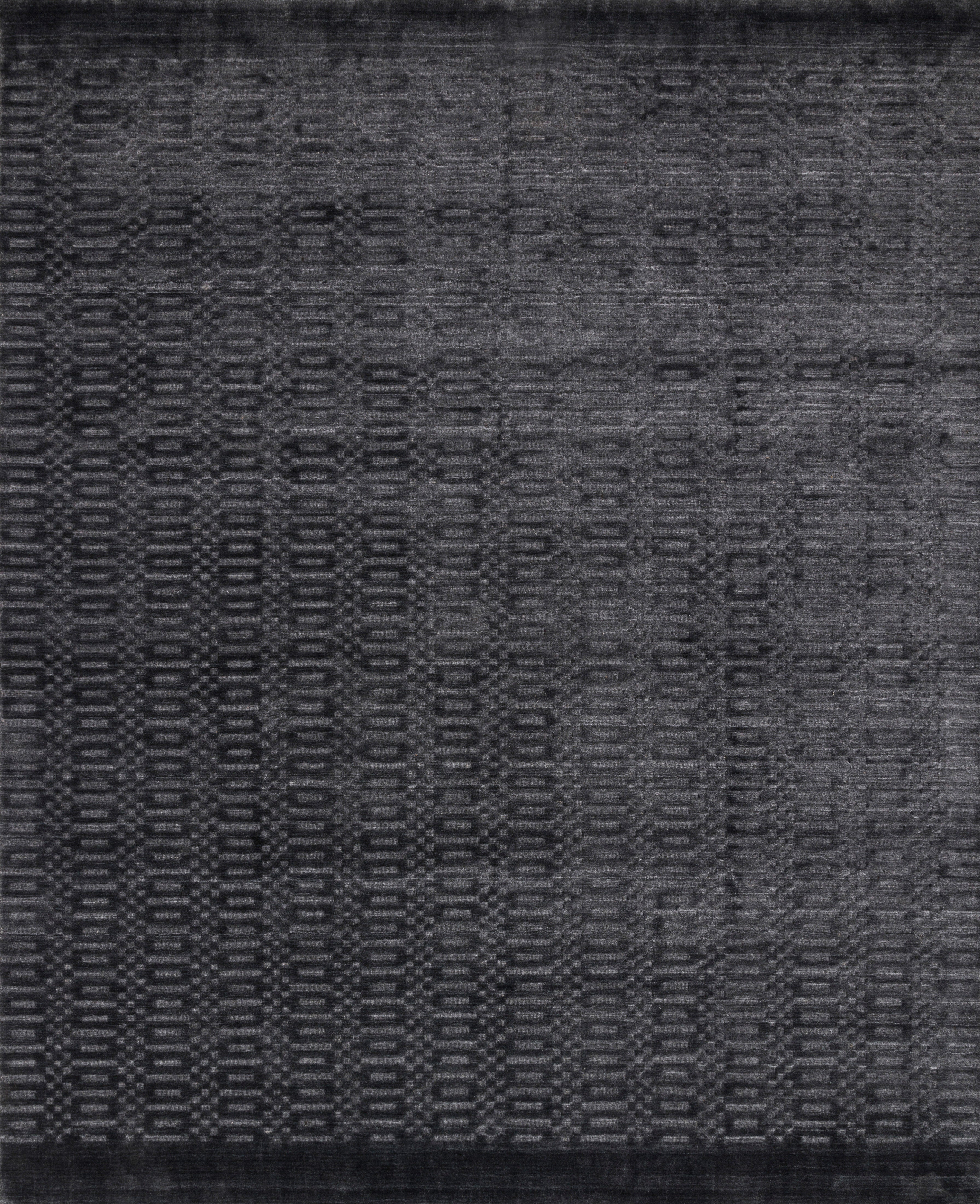 Loloi Rugs Lennon Collection Rug in Charcoal - 4 x 6 feet