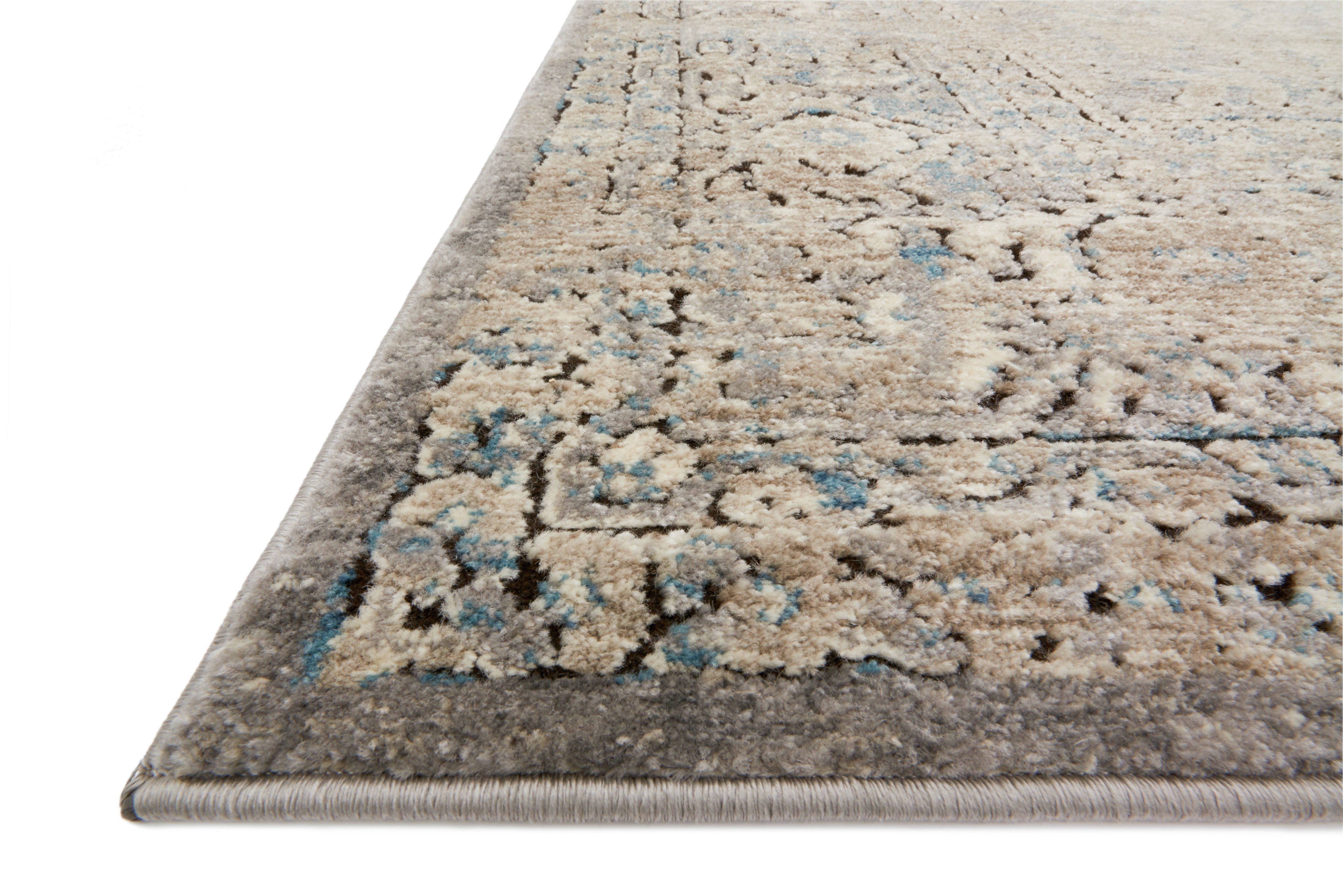 Loloi Rugs Millennium Collection Rug in Grey, Stone - 7.8 x 10.5 feet