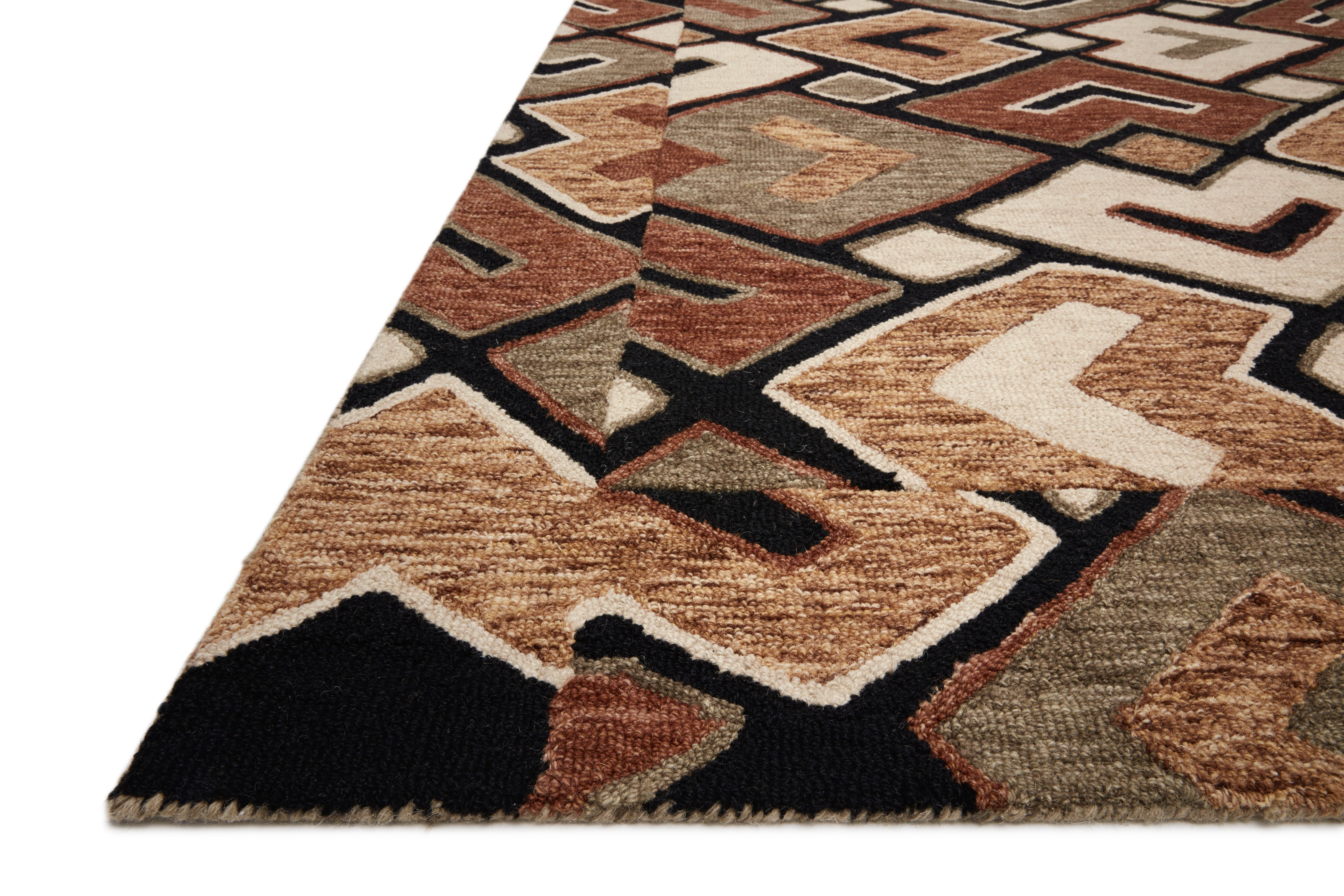 Loloi Rugs Nala Collection Rug in Sage, Bark - 8.5 x 12 feet