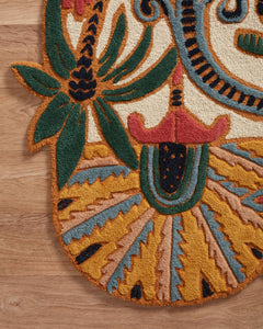 Loloi Rugs Optimism Collection Rug in Ivory, Multi - 7.8 x 9.8 feet