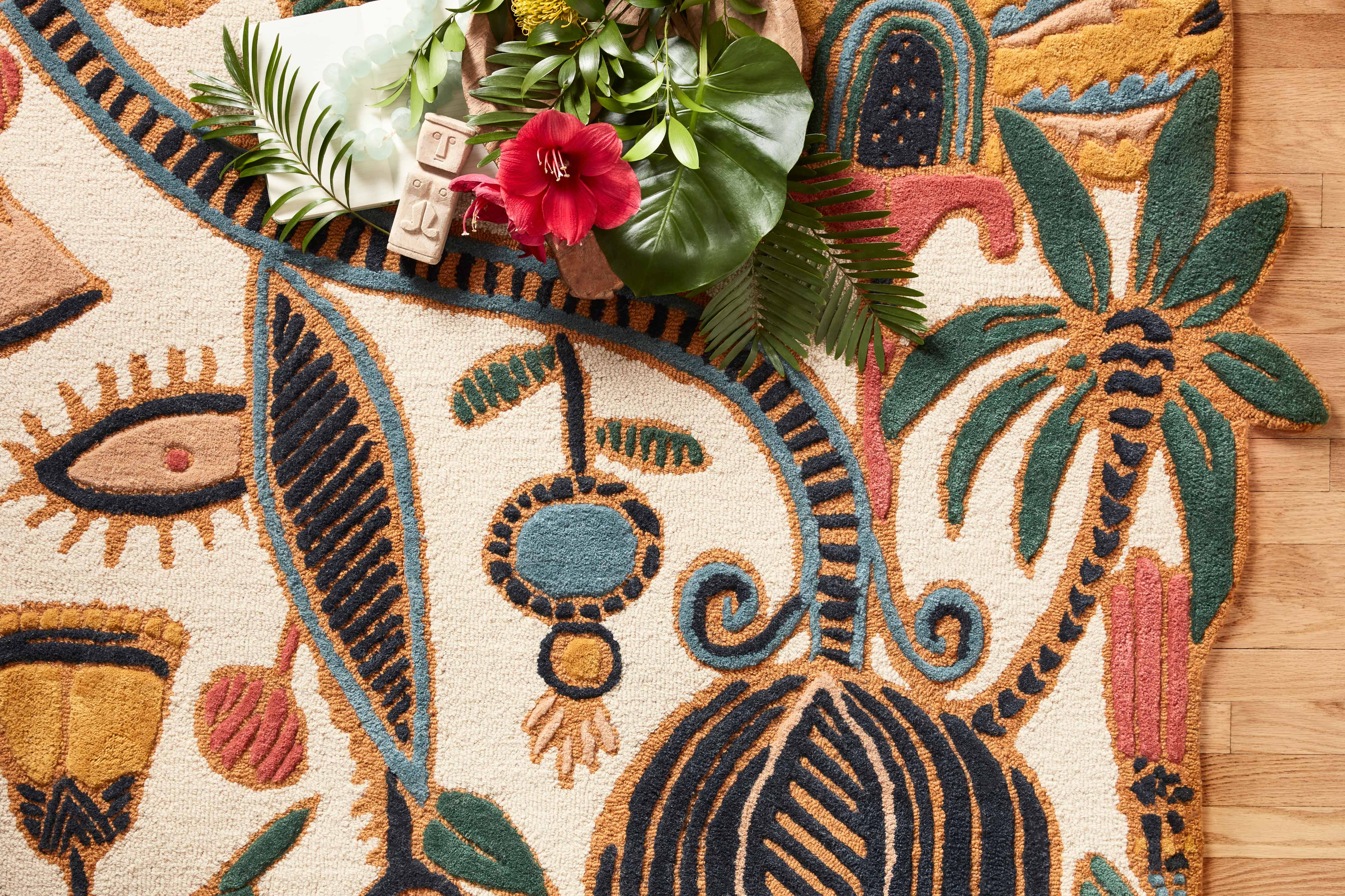 Loloi Rugs Optimism Collection Rug in Ivory, Multi - 7.8 x 9.8 feet