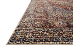 Loloi Rugs Porcia Collection Rug in Adobe Spice, Adobe Spice - 6.6 x 9.3 feet