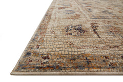 Loloi Rugs Porcia Collection Rug in Natural, Natural - 6.6 x 9.3 feet