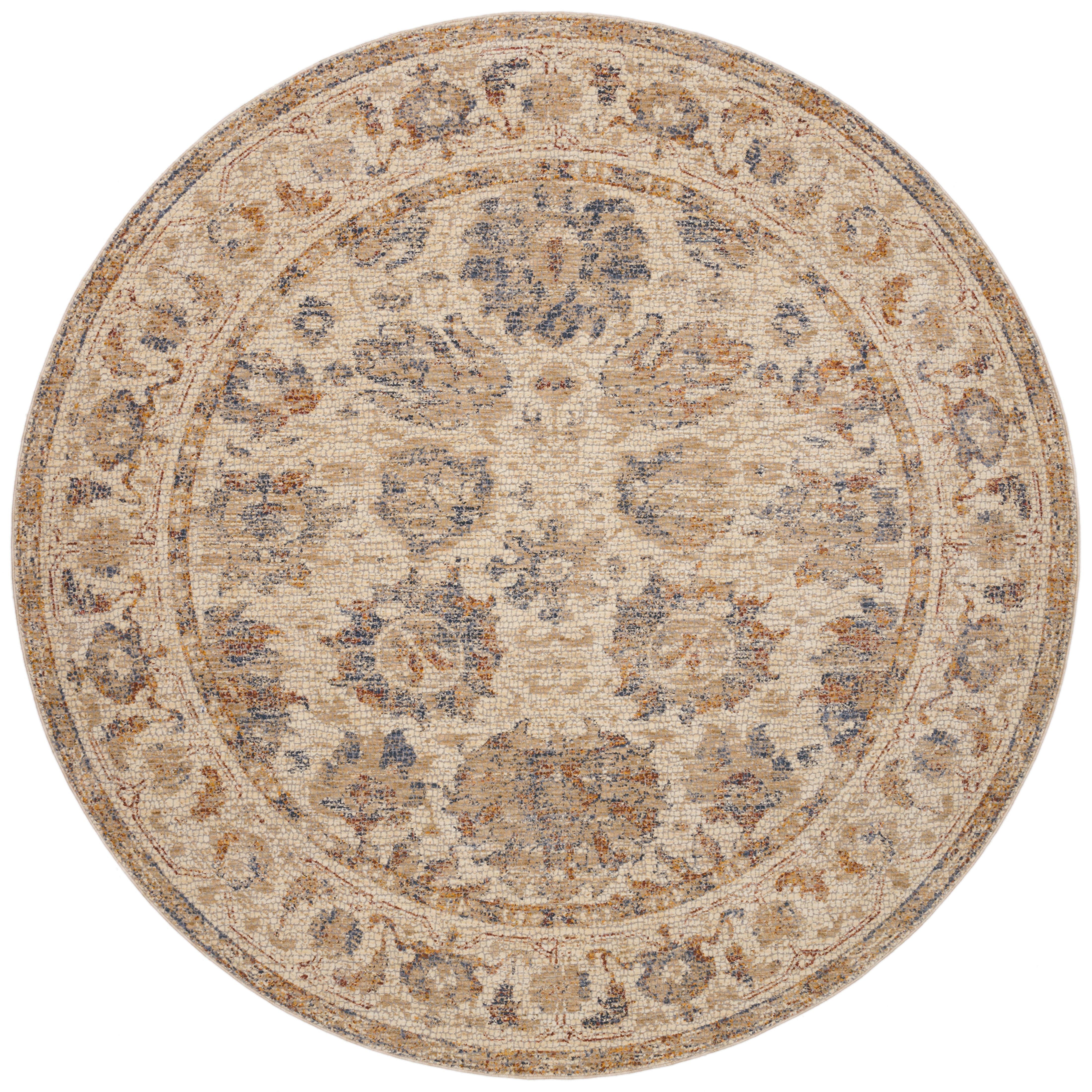 Loloi Rugs Porcia Collection Rug in Natural, Natural - 6.6 x 9.3 feet