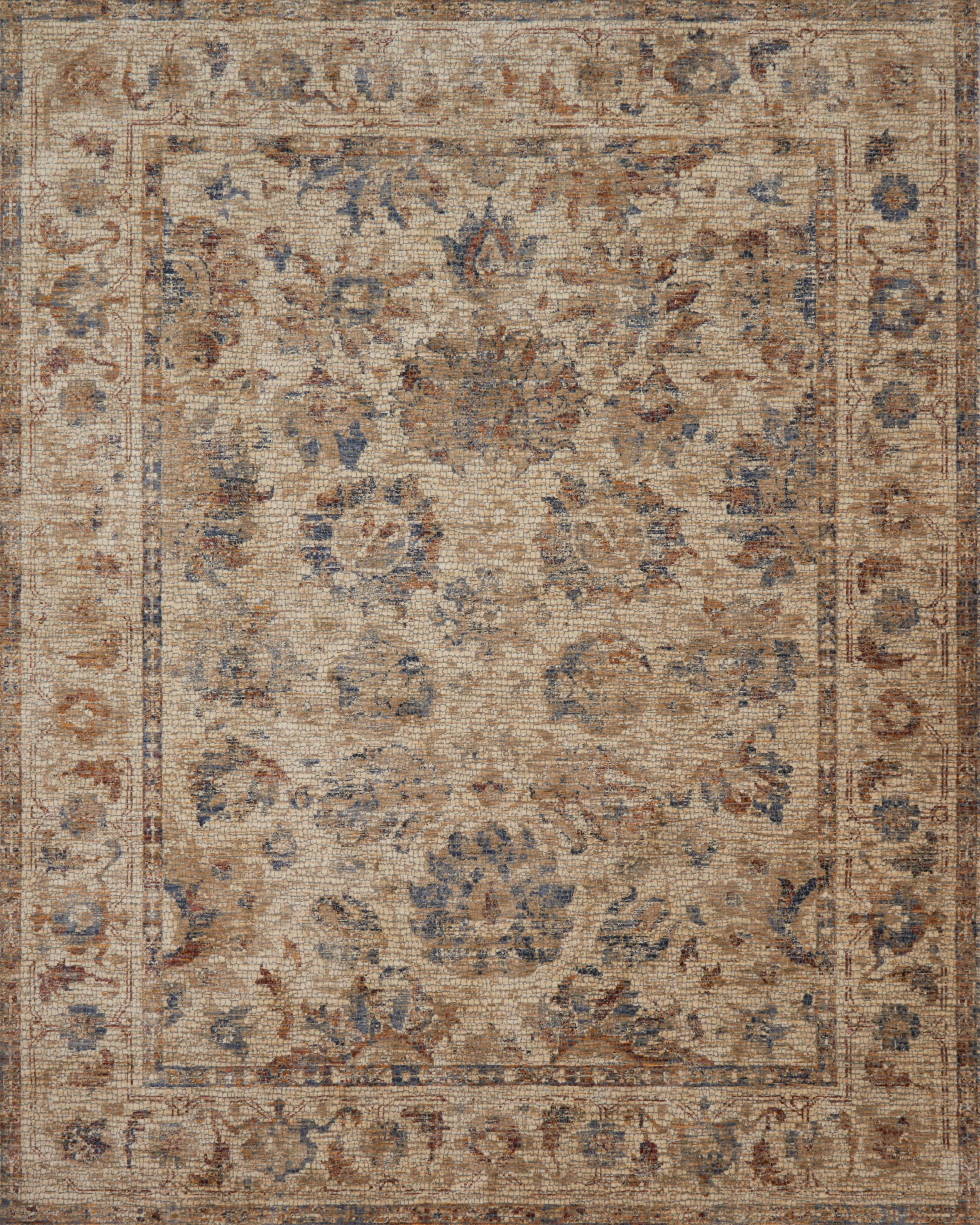 Loloi Rugs Porcia Collection Rug in Natural, Natural - 6.6 x 9.3 feet
