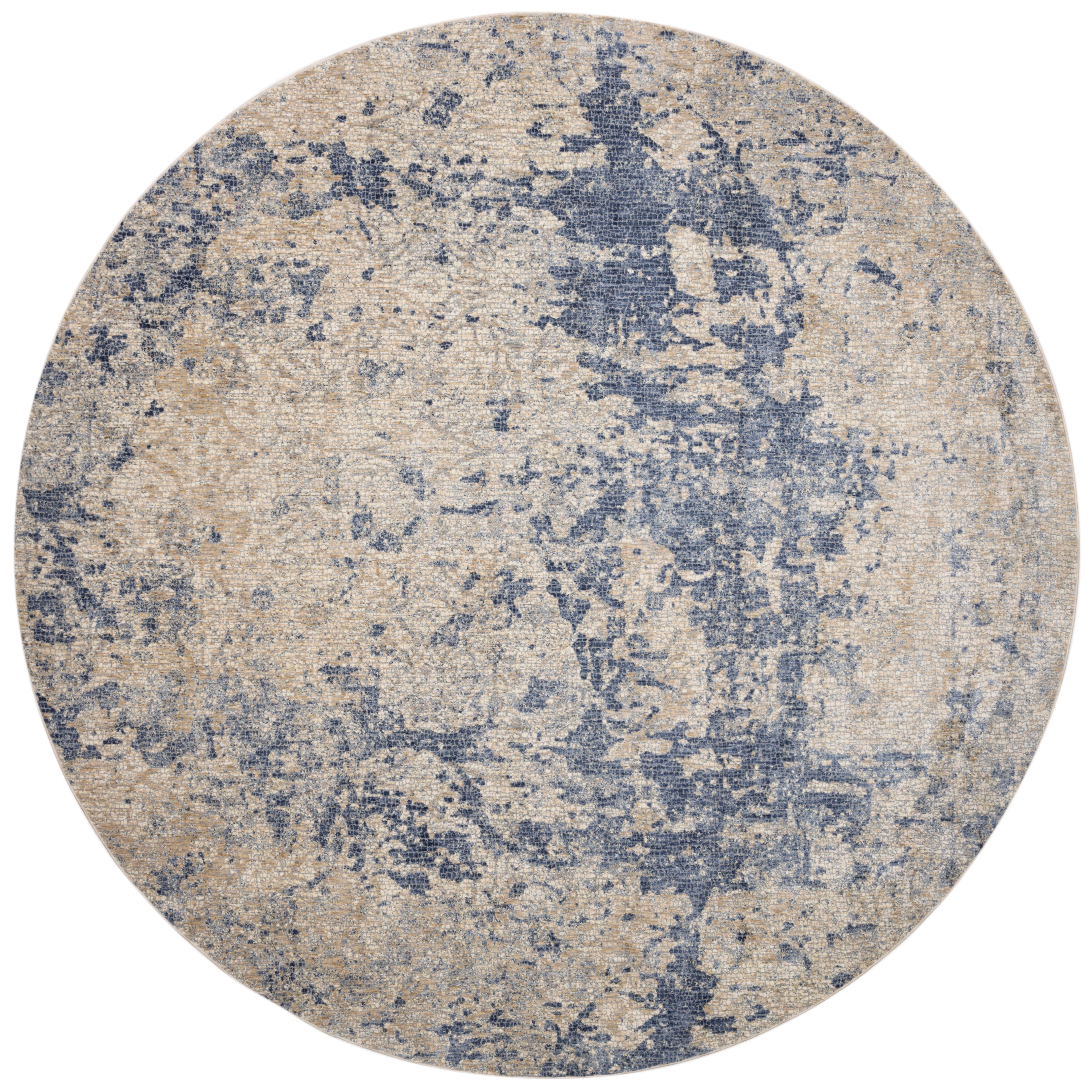 Loloi Rugs Porcia Collection Rug in Beige, Blue - 6.6 x 9.3 feet