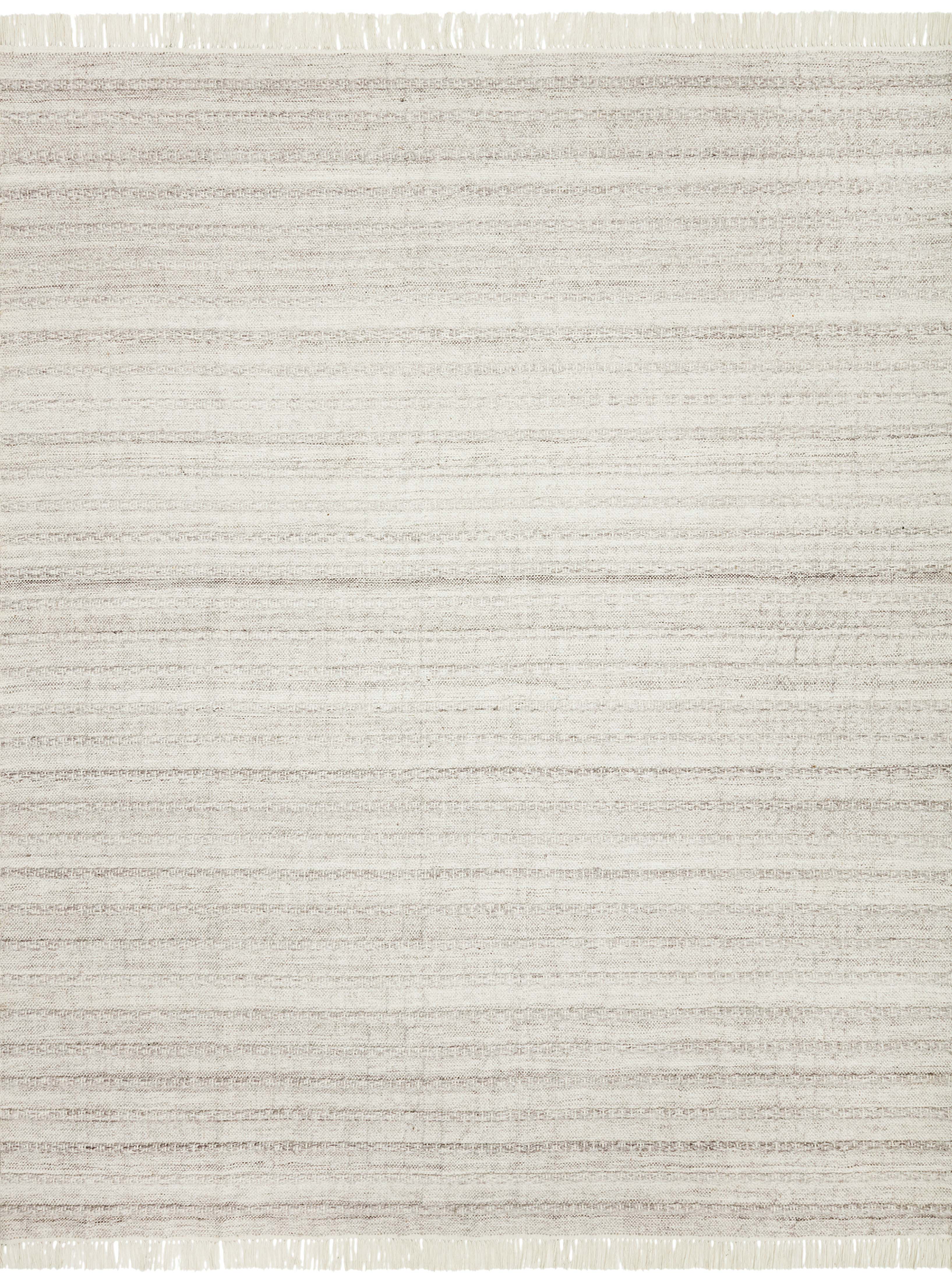 Loloi Rugs Rey Collection Rug in Silver, Grey - 7.8 x 9.8 feet