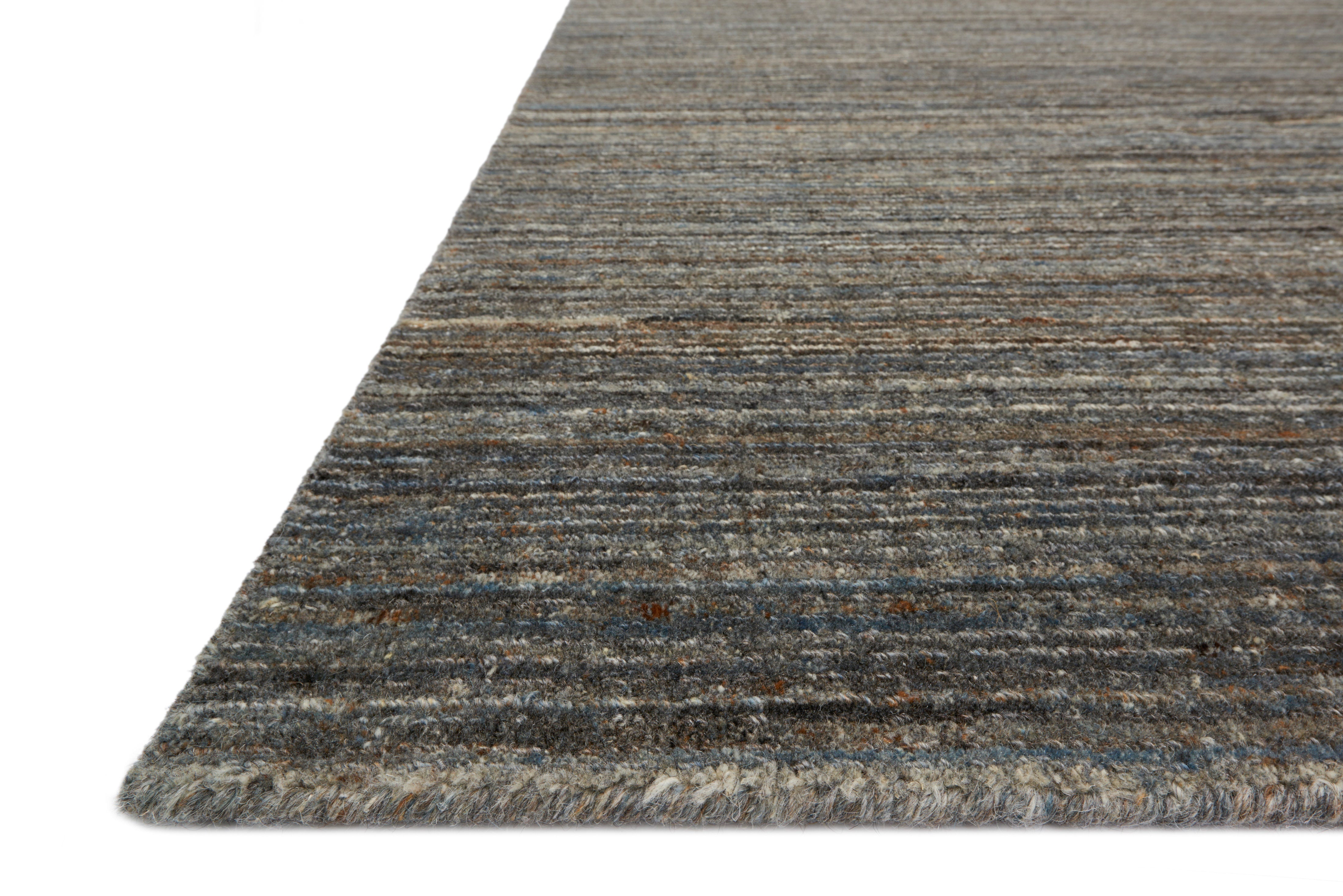 Loloi Rugs Vaughn Collection Rug in Slate - 4 x 6 feet