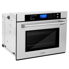 ZLINE Kitchen Package with 48 in. Stainless Steel Rangetop and 30 in. Single Wall Oven, 2KP-RTAWS48