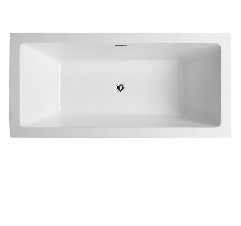 Vanity Art 59 in. x 30 in. Freestanding Soaking Bathtub, VA6814