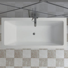 Vanity Art 59 in. x 30 in. Freestanding Soaking Bathtub, VA6814
