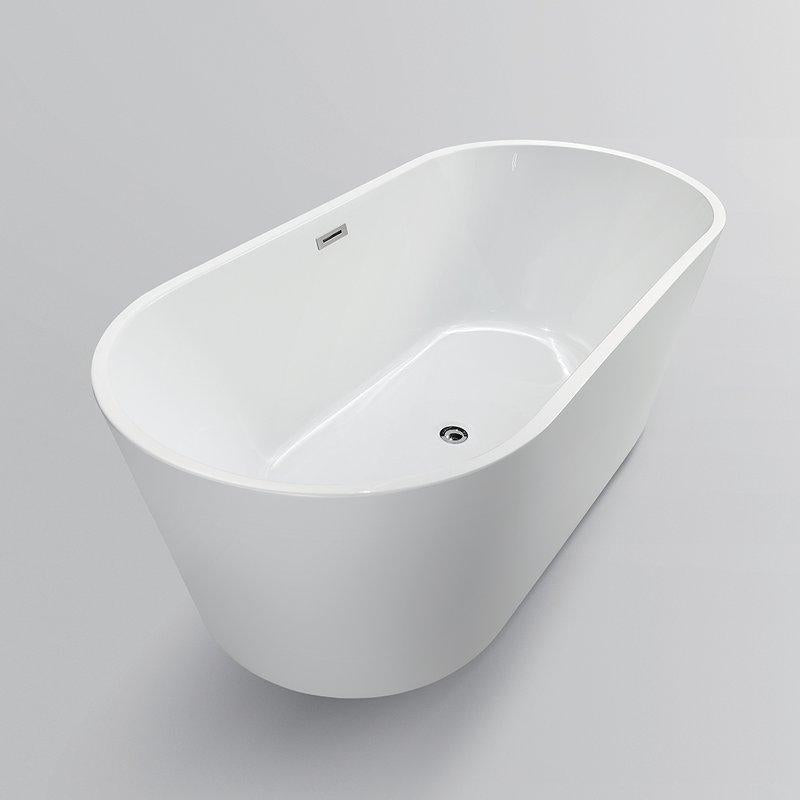Vanity Art 59 in. Freestanding Soaking Bathtub, VA6815
