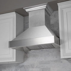 ZLINE 36 in. Kitchen Package with DuraSnow® Stainless Dual Fuel Range, Ducted Vent Range Hood and Dishwasher, 3KP-RASRH36-DW