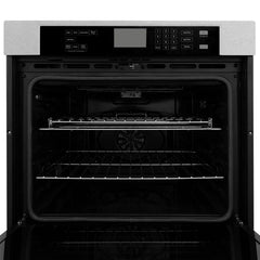 ZLINE 30 in. Professional 5.0 cu.ft. Single Wall Oven in DuraSnow® Stainless Steel with Self-Cleaning, AWSS-30