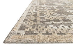 Loloi Rugs Akina Collection Rug in Charcoal, Taupe - 5 x 7.5 feet