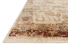 Loloi Rugs Anastasia Collection Rug in Ant. Ivory, Rust - 7.8 x 10.8 feet