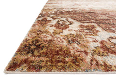 Loloi Rugs Anastasia Collection Rug in Rust, Ivory - 7.8 x 10.8 feet