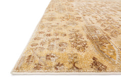 Loloi Rugs Anastasia Collection Rug in Ant. Ivory, Gold - 6.6 x 9.2 feet