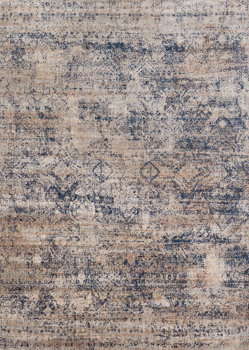 Loloi Rugs Anastasia Collection Rug in Mist, Blue - 6.6 x 9.2 feet