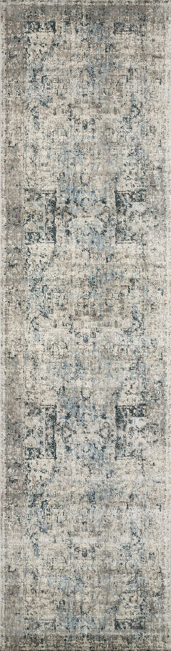 Loloi Rugs Anastasia Collection Rug in Blue, Slate - 7.8 x 10.8 feet