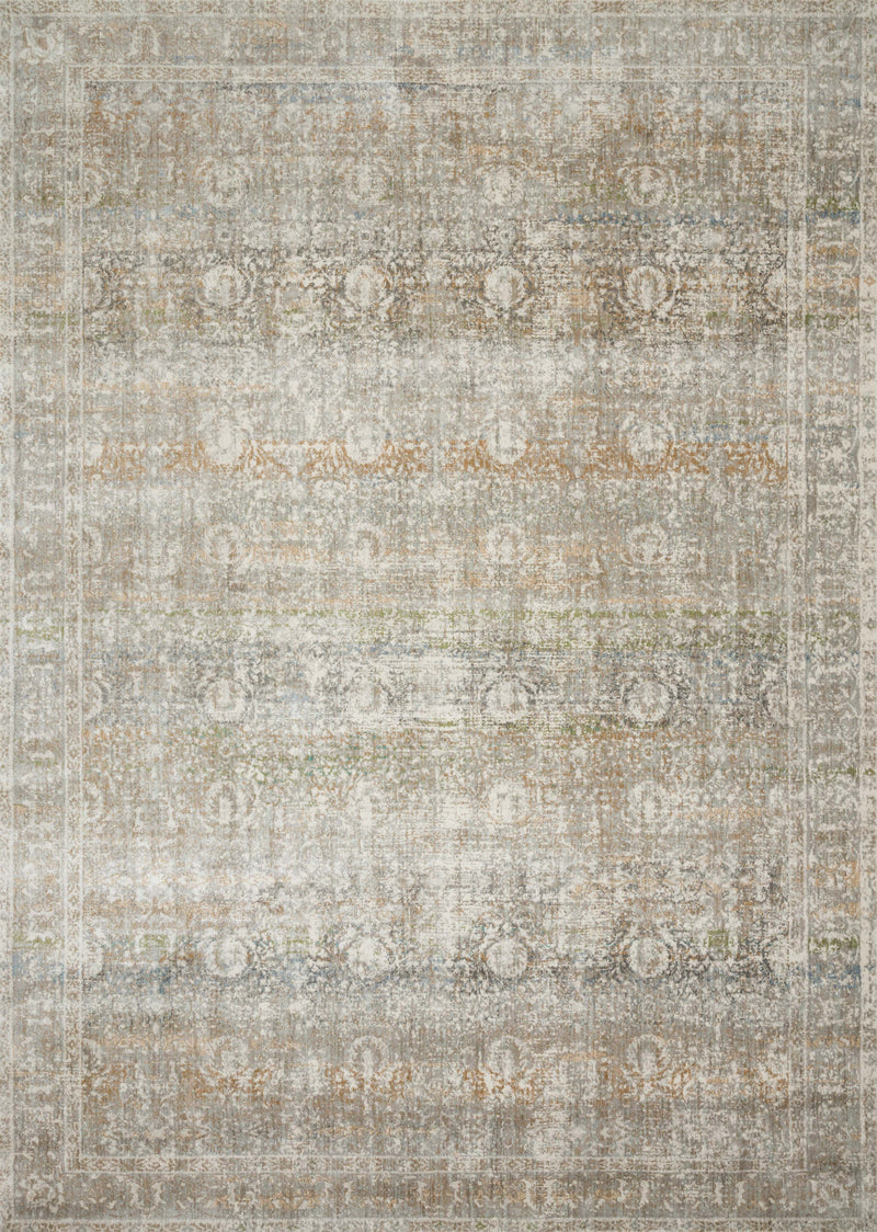 Loloi Rugs Anastasia Collection Rug in Grey, Multi - 6.6 x 9.2 feet