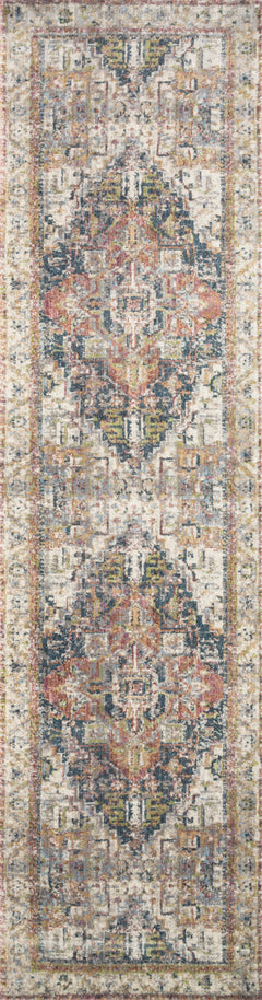 Loloi Rugs Anastasia Collection Rug in Ivory, Multi - 7.8 x 10.8 feet