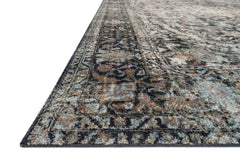 Loloi Rugs Anastasia Collection Rug in Charcoal, Sunset - 7.8 x 7.8 feet