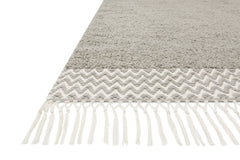 Loloi Rugs Aries Collection Rug in Dove - 7.8 x 9.8 feet