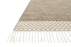 Loloi Rugs Aries Collection Rug in Oatmeal - 7.8 x 9.8 feet