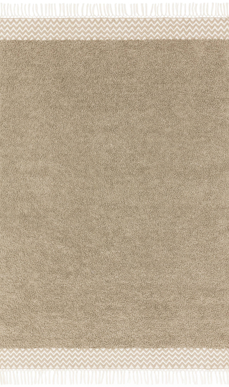 Loloi Rugs Aries Collection Rug in Oatmeal - 7.8 x 9.8 feet