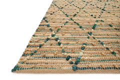 Loloi Rugs Beacon Collection Rug in Aqua - 7.8 x 9.8 feet