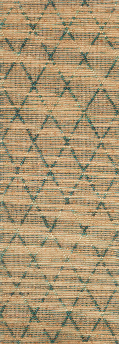 Loloi Rugs Beacon Collection Rug in Aqua - 7.8 x 9.8 feet