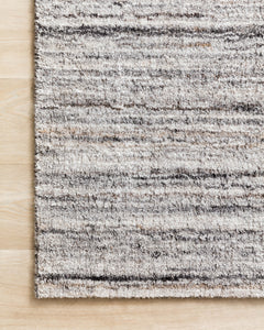 Loloi Rugs Brandt Collection Rug in Silver, Stone - 5.5 x 8.5 feet