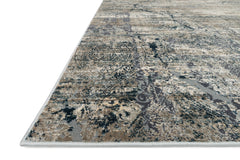 Loloi Rugs Cascade Collection Rug in Taupe, Blue - 7.8 x 10.8 feet