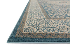 Loloi Rugs Century Collection Rug in Blue, Sand - 9.3 x 9.3 feet