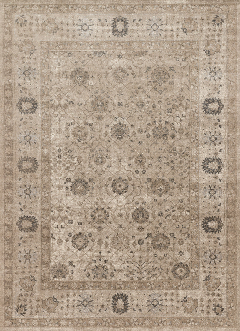 Loloi Rugs Century Collection Rug in Taupe, Taupe - 7.8 x 10.5 feet