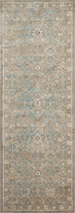 Loloi Rugs Century Collection Rug in Bluestone - 9.5 x 13 feet