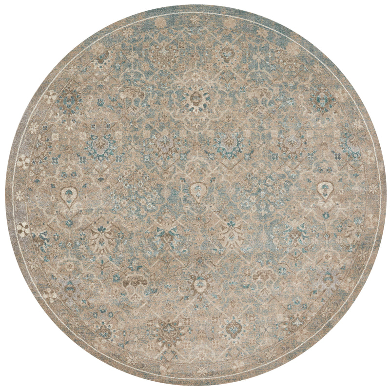 Loloi Rugs Century Collection Rug in Bluestone - 9.3 x 9.3 feet