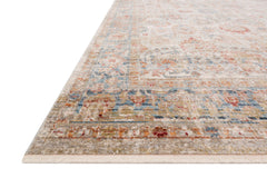 Loloi Rugs Claire Collection Rug in Ivory, Ocean - 7.8 x 10.2 feet