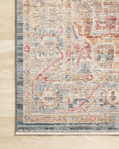 Loloi Rugs Claire Collection Rug in Blue, Multi - 7.8 x 10.2 feet