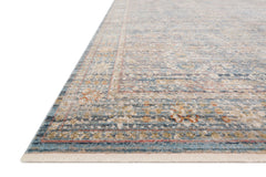 Loloi Rugs Claire Collection Rug in Blue, Sunset - 7.8 x 10.2 feet