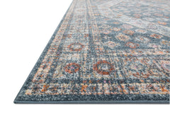 Loloi Rugs Clara Collection Rug in Blue, Lt. Blue - 9.3 x 13 feet