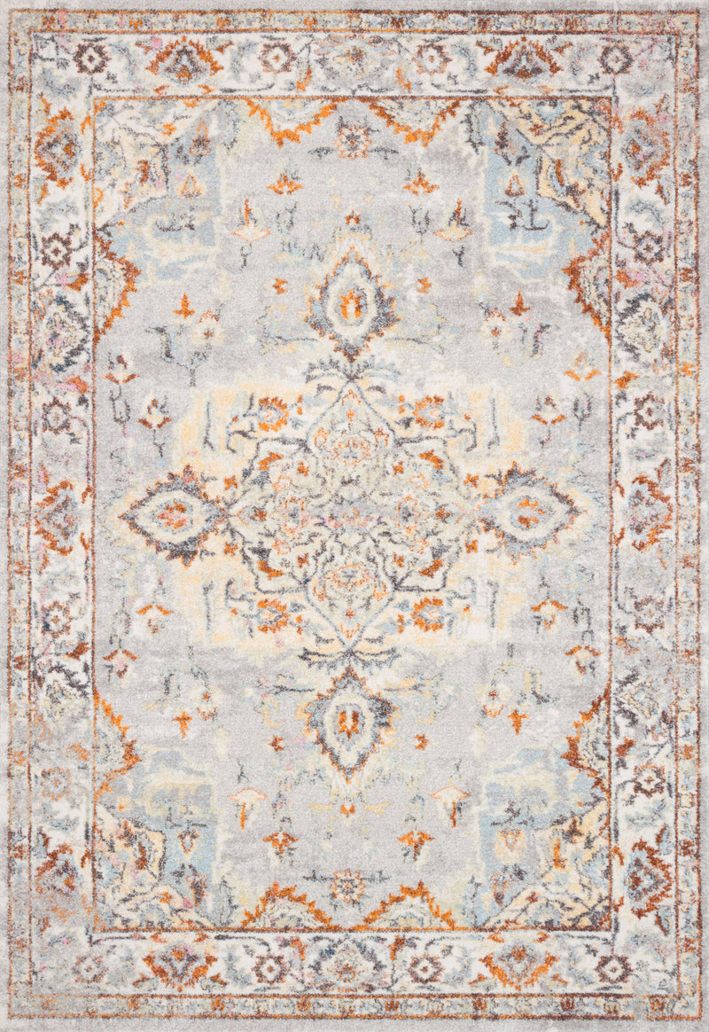 Loloi Rugs Clara Collection Rug in Grey, Ivory - 9.3 x 13 feet