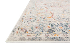 Loloi Rugs Clara Collection Rug in Lt Grey, Multi - 9.3 x 13 feet