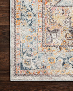 Loloi Rugs Clara Collection Rug in Mist, Multi - 9.3 x 13 feet